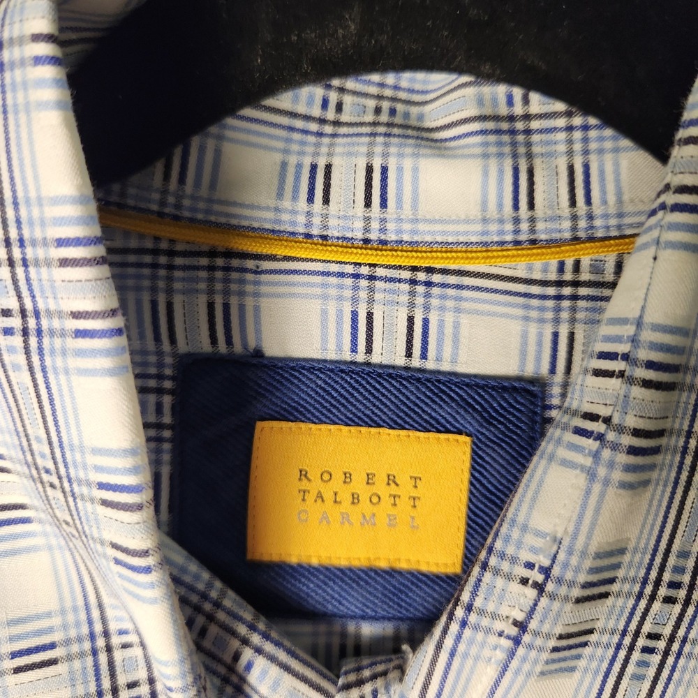 Robert Talbott Carmel Plaid Button Down Shirt Men… - image 3